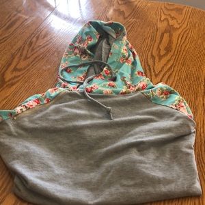 Floral hoodie